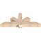 Ekena Millwork Redmond Smooth Timber Gable Bracket, Douglas Fir, 60"W x 25"H x 5 1/2"D x 5 1/2"F, 10/12 Pitch GBW060X25X0606RED00SDF - alternate 4